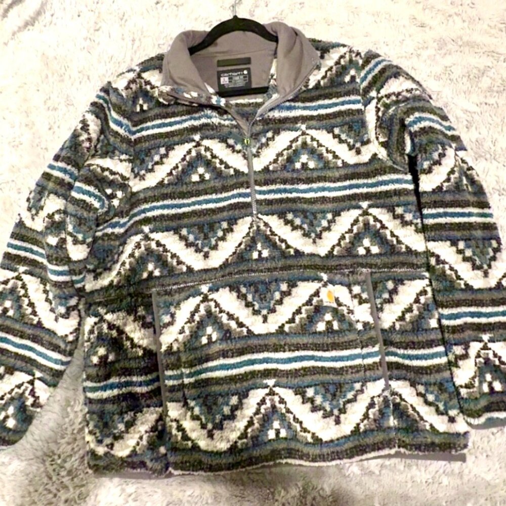 CARHARTT Bethany Yellowtail Loose Fit Fleece Pullover